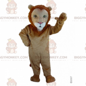Costume de mascotte BIGGYMONKEY™ de lion avec petite crinière -