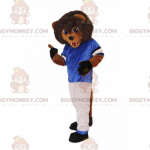 Lion BIGGYMONKEY™ Mascot Costume In Sportswear – Biggymonkey.com