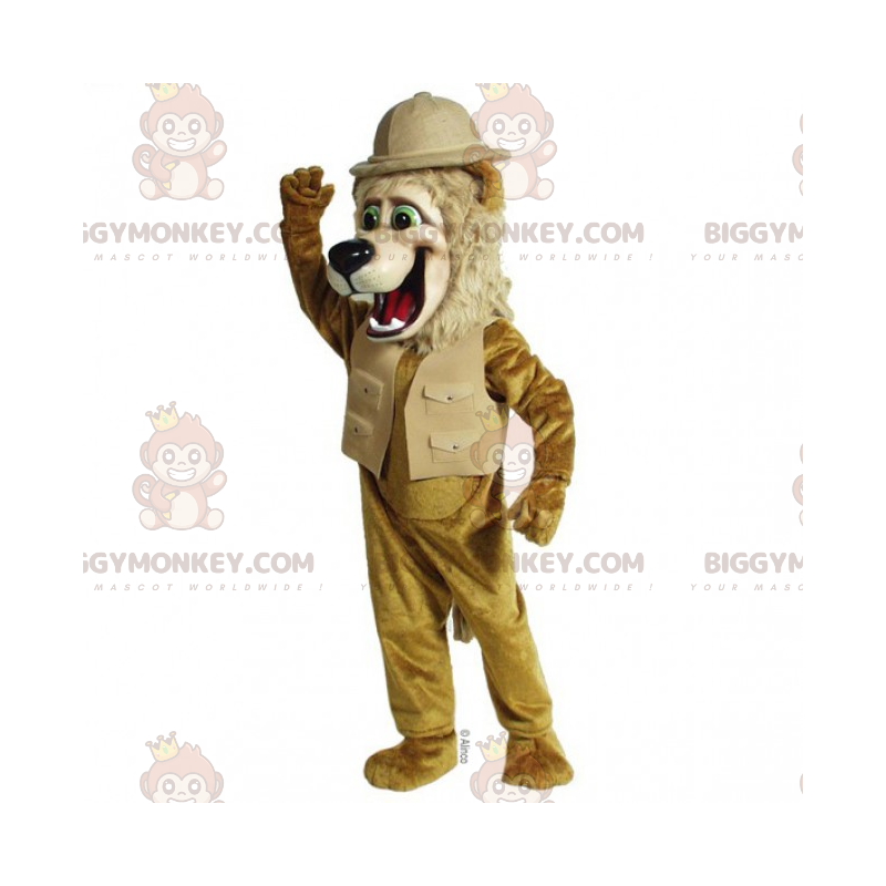 BIGGYMONKEY™ Lion Mascot -asu Explorer-asussa - Biggymonkey.com