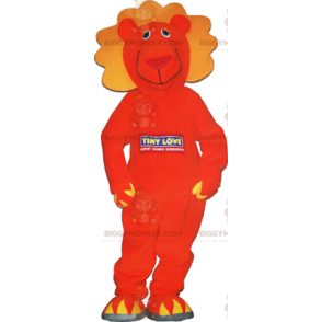Oranssi leijona BIGGYMONKEY™ maskottiasu - Biggymonkey.com