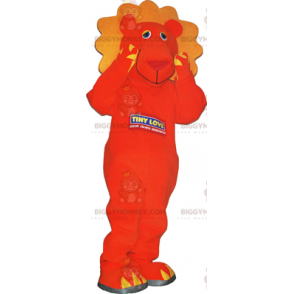 Disfraz de mascota León naranja BIGGYMONKEY™ - Biggymonkey.com