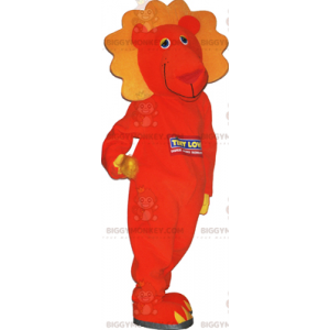 Kostým maskota oranžového lva BIGGYMONKEY™ – Biggymonkey.com