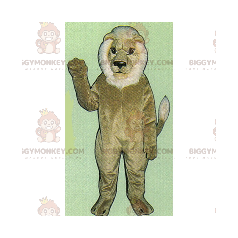 Costume de mascotte BIGGYMONKEY™ de lion sage - Biggymonkey.com