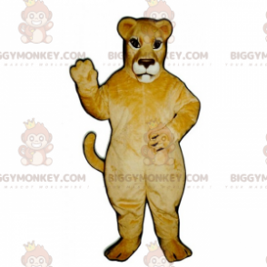 Costume de mascotte BIGGYMONKEY™ de lionne au museau marron -