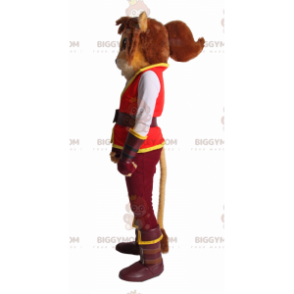 Costume de mascotte BIGGYMONKEY™ de lionne avec tenue