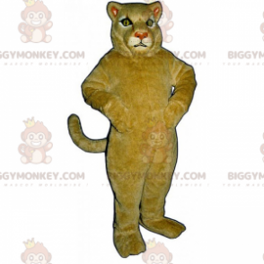Traje de mascote de leoa bege BIGGYMONKEY™ – Biggymonkey.com