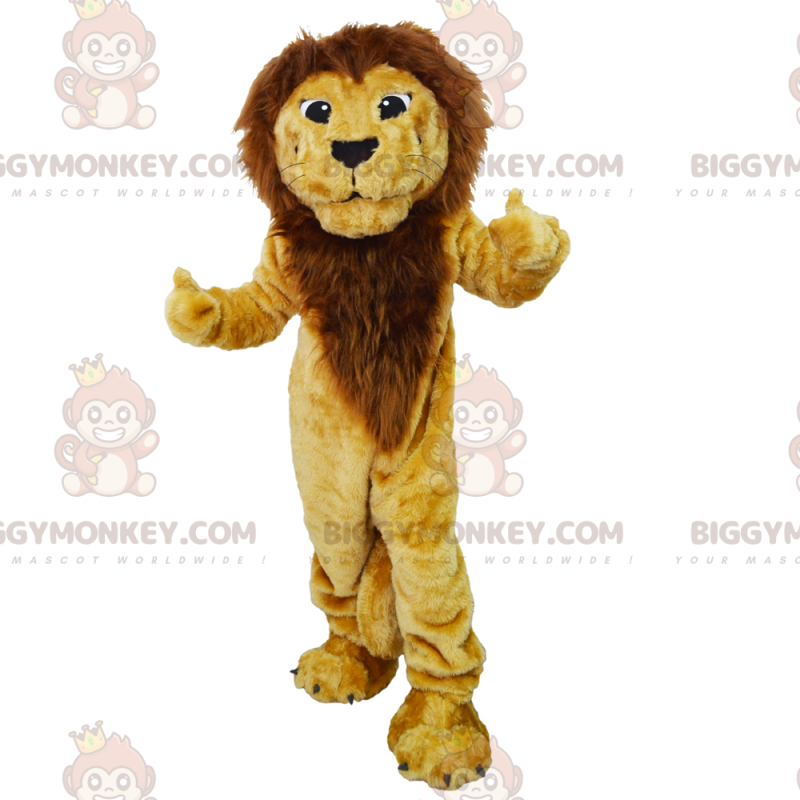 Traje de mascote Wolf BIGGYMONKEY™ com camisa esportiva –