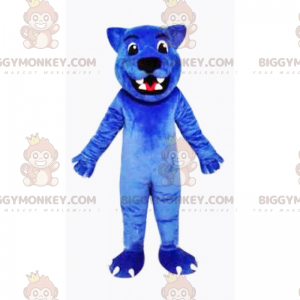 Costume de mascotte BIGGYMONKEY™ de loup bleu - Biggymonkey.com
