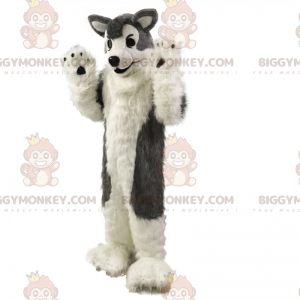 Costume da mascotte lupo grigio BIGGYMONKEY™ - Biggymonkey.com