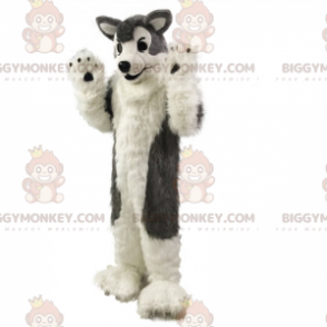 Disfraz de mascota BIGGYMONKEY™ de lobo gris - Biggymonkey.com