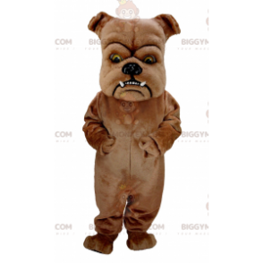 Skræmmende kæmpe brun hund BIGGYMONKEY™ maskotkostume -