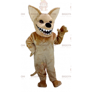 Big Mouth Brauner Chihuahua BIGGYMONKEY™ Maskottchen Kostüm -