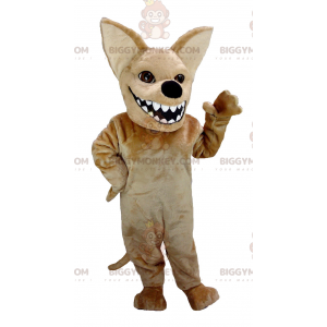 Costume de mascotte BIGGYMONKEY™ de chiwawa marron avec une