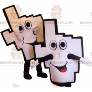 Disfraz de mascota Pixel Hand BIGGYMONKEY™ - Biggymonkey.com
