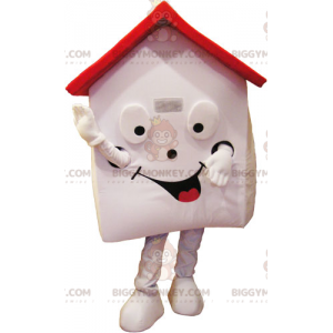 BIGGYMONKEY™ Disfraz de mascota de la casa de juegos Red Roof -