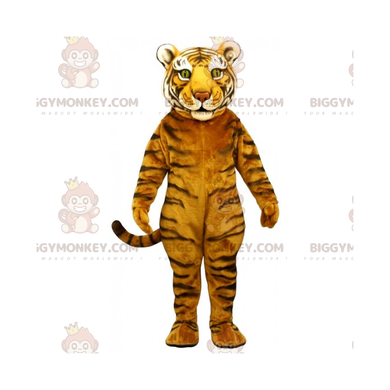 Kostium maskotka Majestic Zielonooki tygrys BIGGYMONKEY™ -