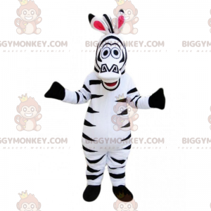 Disfraz de mascota Marty the Zebra BIGGYMONKEY™ - Madagascar