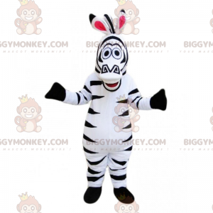 Marty das Zebra BIGGYMONKEY™ Maskottchenkostüm – Madagaskar