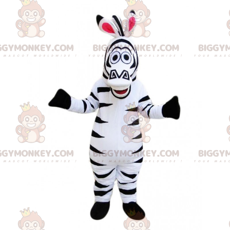 Marty the Zebra BIGGYMONKEY™ Maskotdräkt - Madagaskar (The