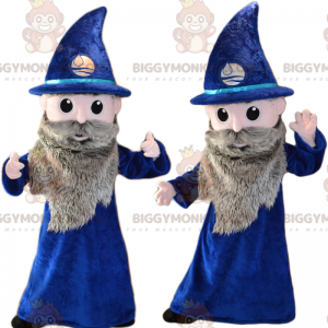 Costume della mascotte di Merlino il mago BIGGYMONKEY™ -