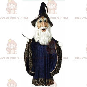 Traje de mascote Merlin, o Feiticeiro BIGGYMONKEY™ –