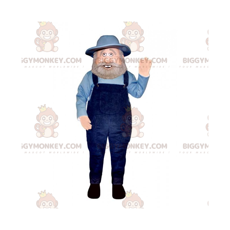 Costume de mascotte BIGGYMONKEY™ de métier - Agriculteur -