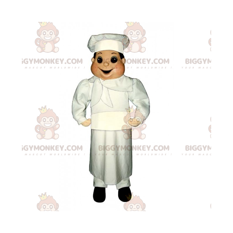 Traje de mascote da profissão BIGGYMONKEY™ - Chef –