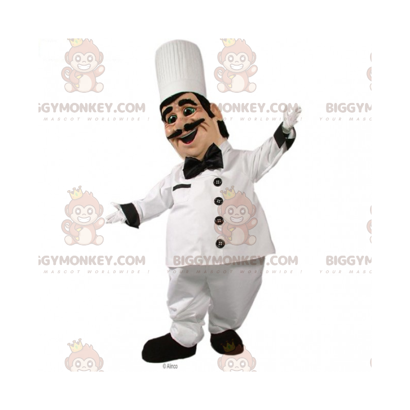 Profession BIGGYMONKEY™ Mascot Costume - Chef with Mustache -