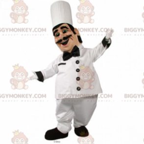 Profession BIGGYMONKEY™ Mascot Costume - Chef with Mustache -