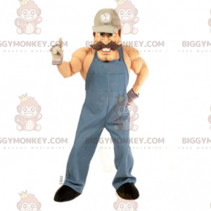 Traje de Mascote Profissão BIGGYMONKEY™ - Mecânico –