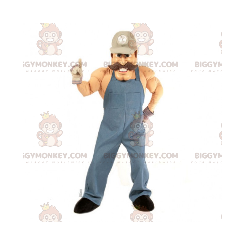 Costume da mascotte BIGGYMONKEY™ di professione - Meccanico -