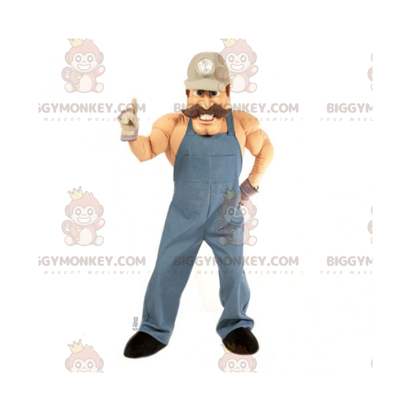 Profesní kostým maskota BIGGYMONKEY™ – mechanik –