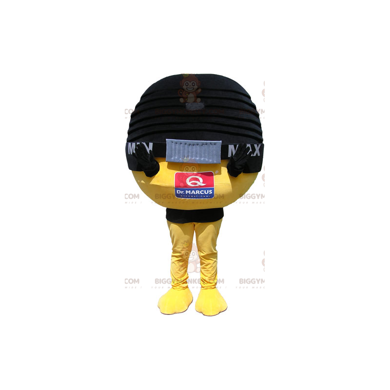 Costume da mascotte BIGGYMONKEY™ con microfono tondo -
