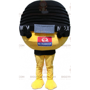 Costume da mascotte BIGGYMONKEY™ con microfono tondo -