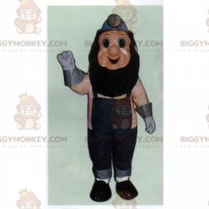 BIGGYMONKEY™ Mijnwerker-mascottekostuum in werkkleding -