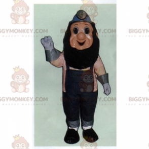 Disfraz de mascota de minero BIGGYMONKEY™ en ropa de trabajo -