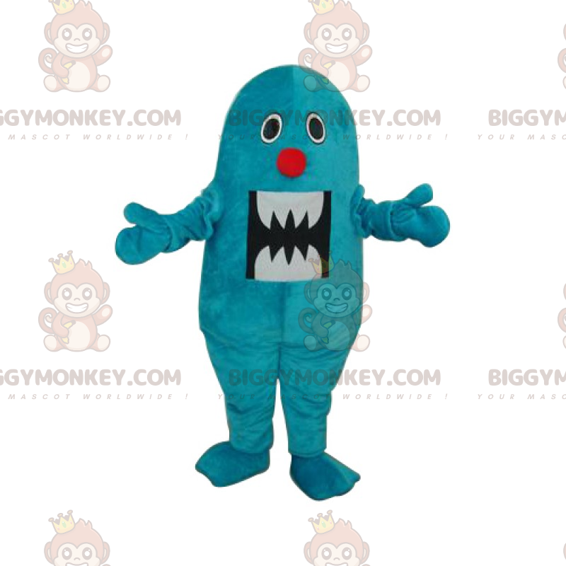 Rotnasiges blaues Monster BIGGYMONKEY™ Maskottchenkostüm -