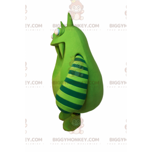 Kostium maskotka zielony potwór BIGGYMONKEY™ z paskami na