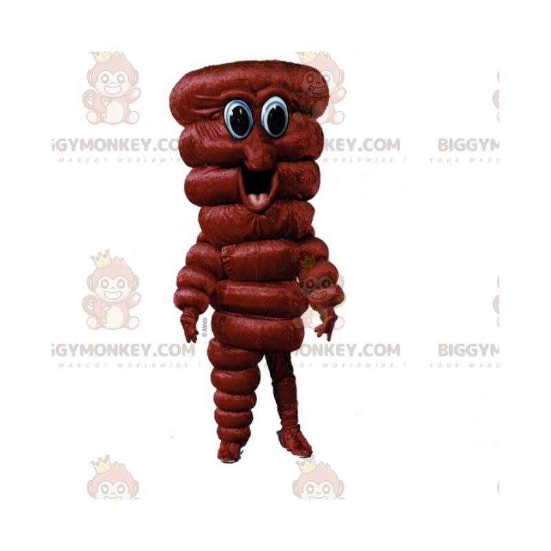 Traje de mascote pedaço de madeira BIGGYMONKEY™ –