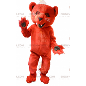 Gigantische rode tijger BIGGYMONKEY™ mascottekostuum -