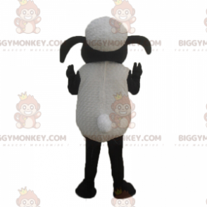 Disfraz de mascota BIGGYMONKEY™ de oveja de dibujos animados -