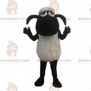 Fantasia de mascote de ovelha de desenho animado BIGGYMONKEY™ –