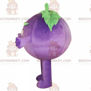 Kostium maskotki BIGGYMONKEY™ Angry Face Blueberry -