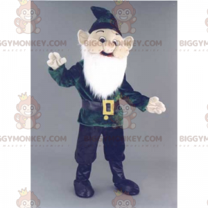 Tuinkabouter met lange baard BIGGYMONKEY™ mascottekostuum -