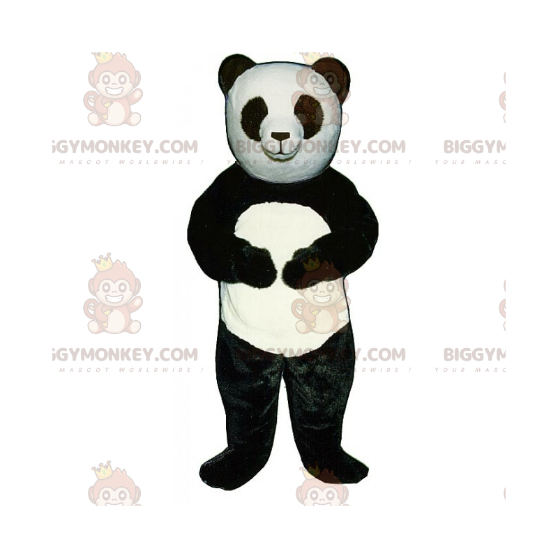 Costume da mascotte Panda dagli occhi neri BIGGYMONKEY™ -