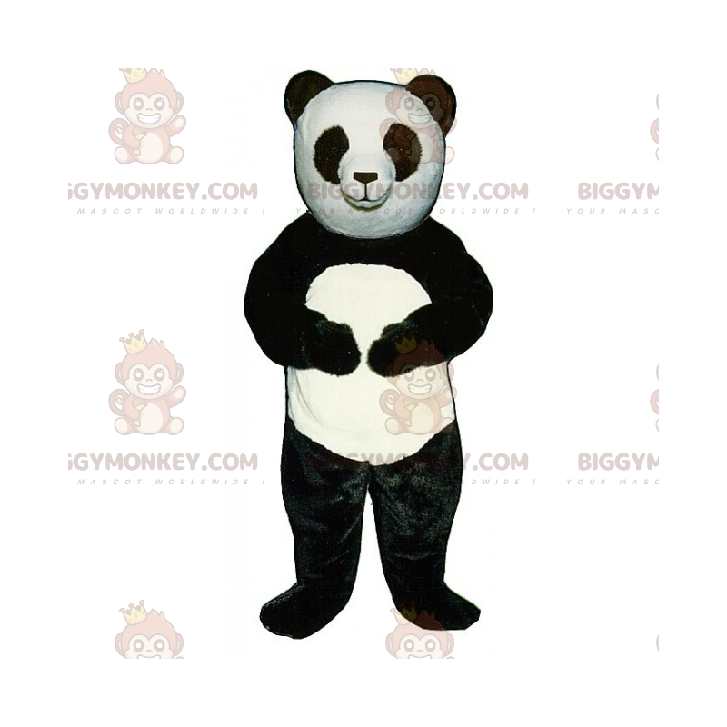 Costume de mascotte BIGGYMONKEY™ de Panda aux yeux noirs -