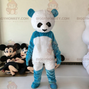 Costume da mascotte BIGGYMONKEY™ Panda blu - Biggymonkey.com
