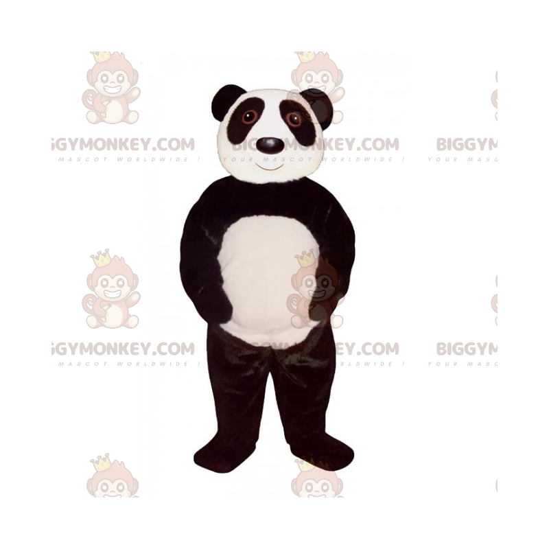 Costume da mascotte Panda BIGGYMONKEY™ in bianco e nero -