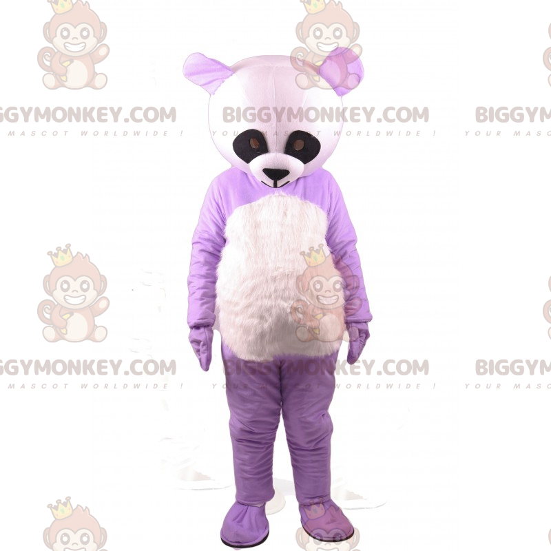 Kostium maskotka fioletowa panda BIGGYMONKEY™ - Biggymonkey.com