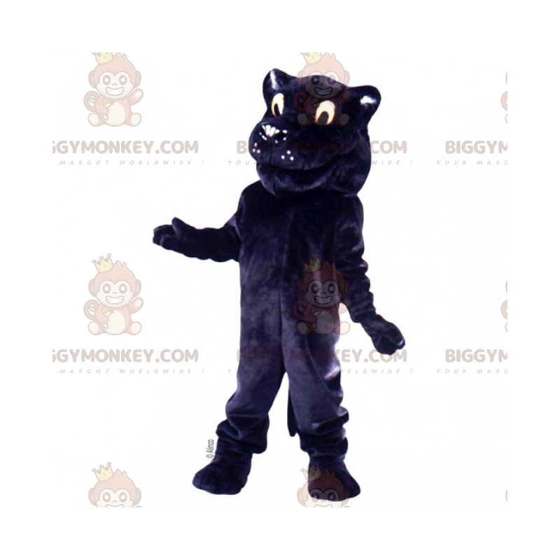 Costume da mascotte BIGGYMONKEY™ pantera di pelliccia morbida -